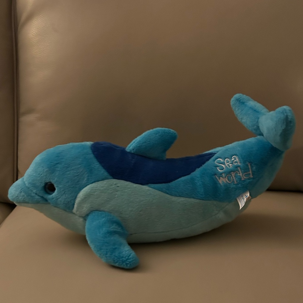 SeaWorld Dolphin stuffed toy